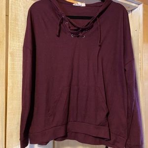 XL Pink Republic Hooded Top